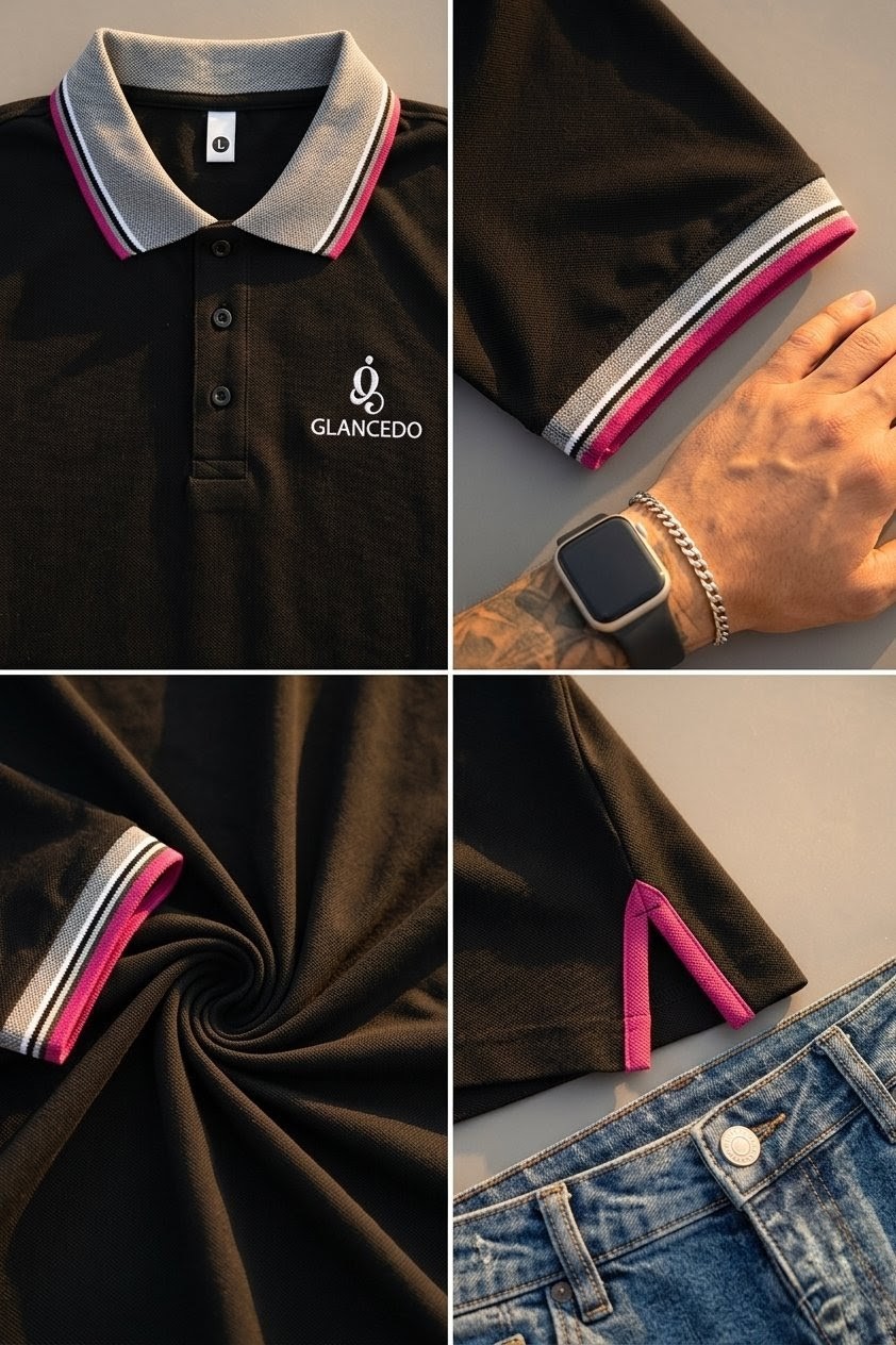 Men Polo Shirts 100% Cotton