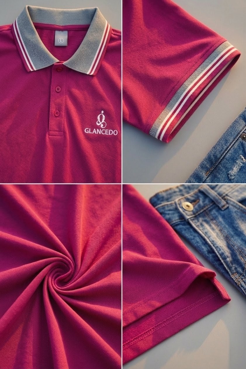 Men Polo Shirts 100% Cotton