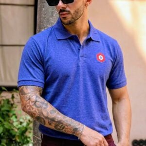 GL-10019 Royal Blue Polo Shirt Single Jersey