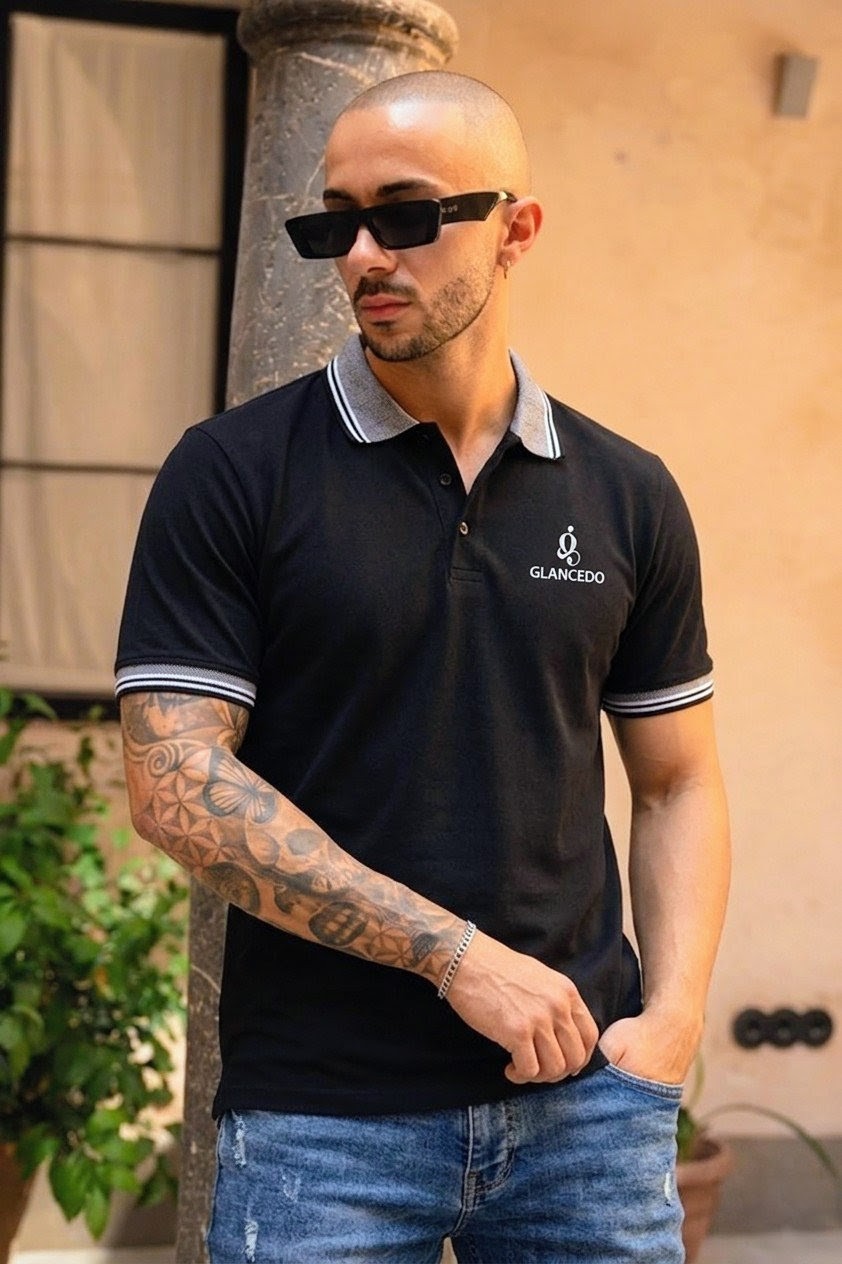 GL-10014 Black Polo Shirt