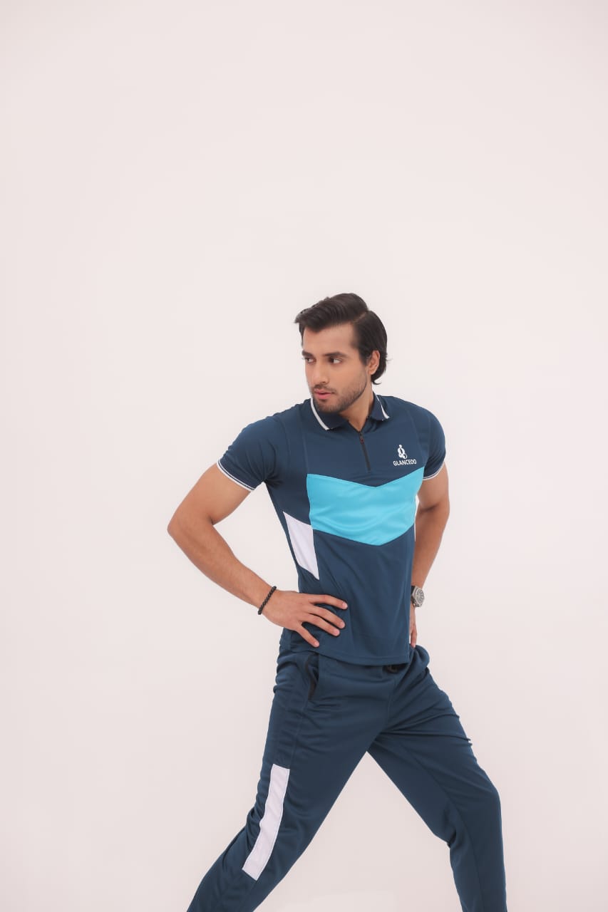 Dri Fit Tracksuit zink zip polo