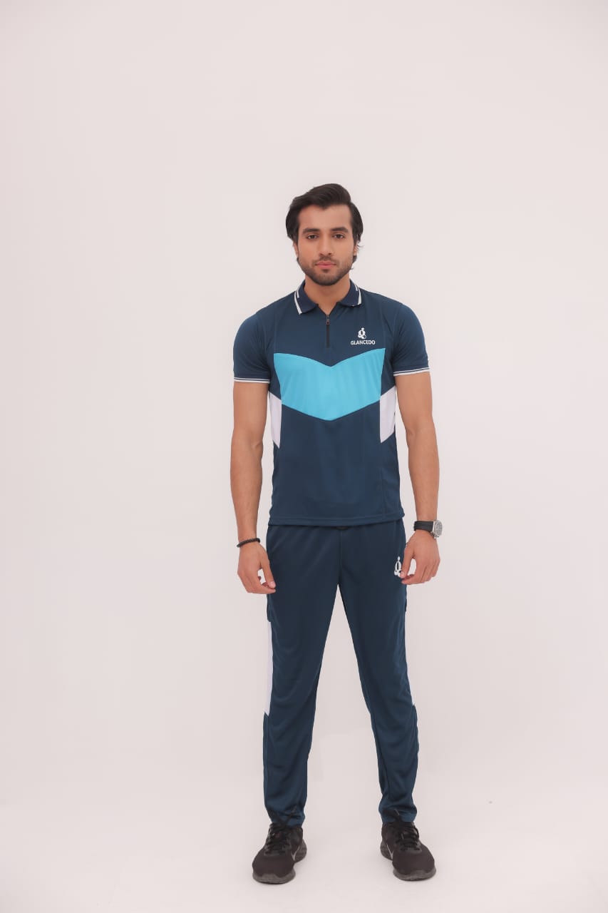 Dri Fit Tracksuit zink zip polo